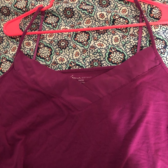 Lane Bryant Magenta Camisole - Picture 1 of 5